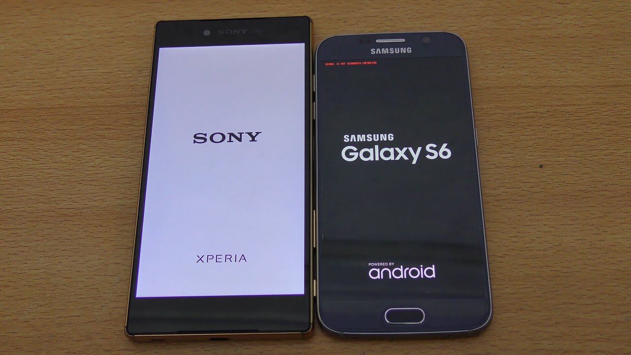 Sony Xperia Z5 Premium vs Samsung Galaxy S6  - Speed & Camera Test (4K)