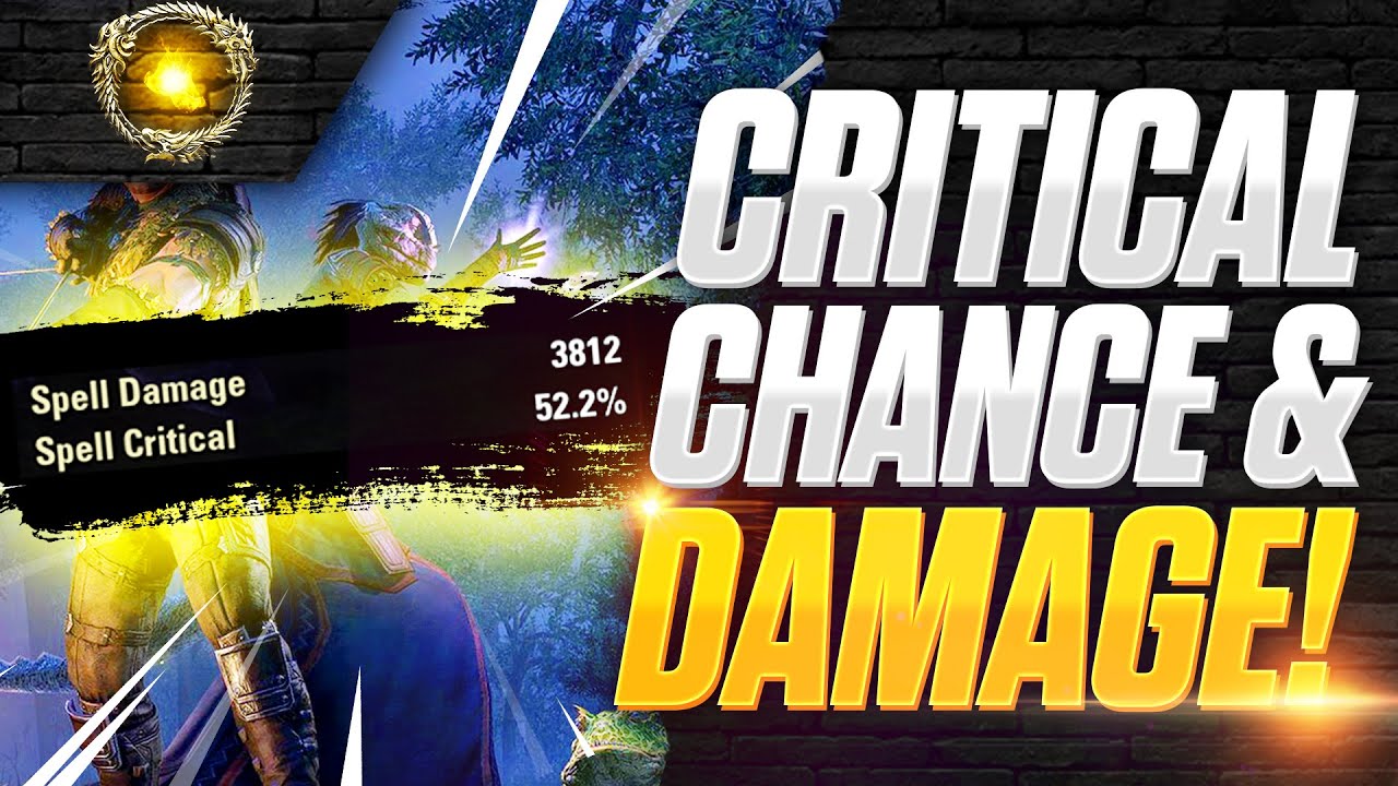 ESO - Critical Attacks, How Does it Work: Critical Rating, Critical Damage, Critical Chance.