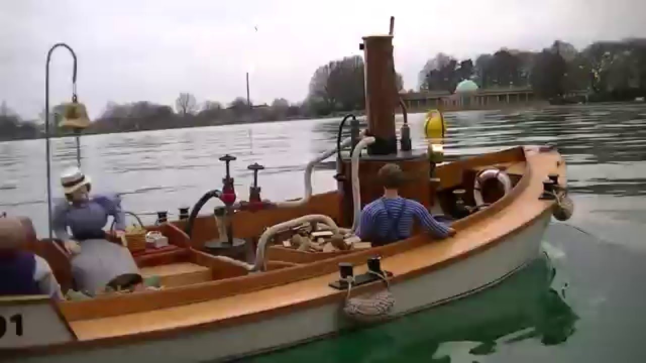Sailing The Krick Borkum Live Steam Barkas