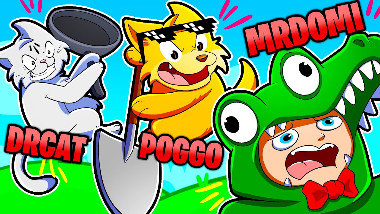 TROLLO DRCAT E MRDOMI SU PARTY ANIMALS CON UNA PADELLA GIGANTE MA FINISCE MALISSIMO! CHI VINCERÀ?!