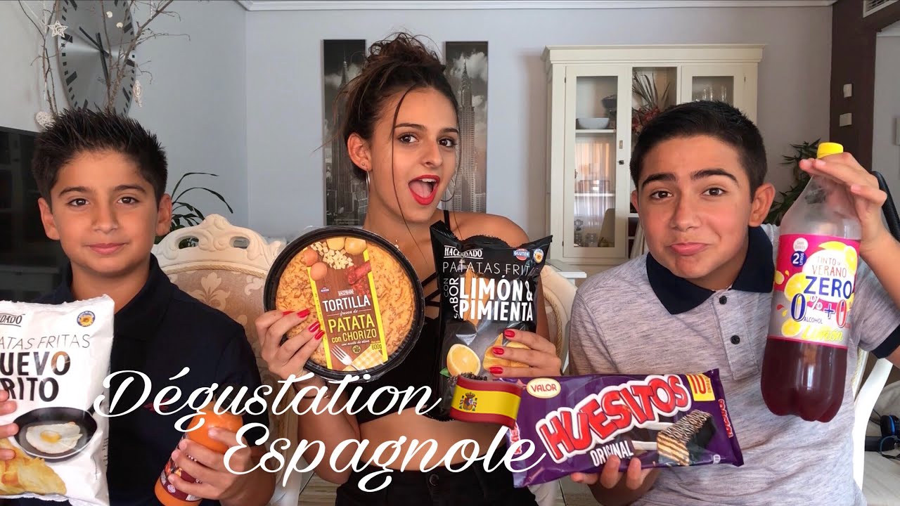 DÉGUSTATION ESPAGNOLE AVEC MES FRÈRES !