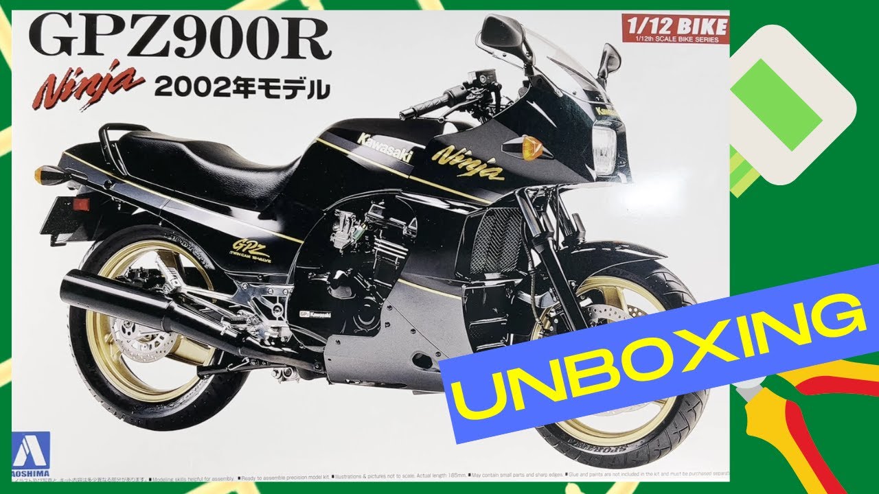 Aoshima 1/12 Kawasaki Ninja Custom Build | Maverick's Ride | Unboxing