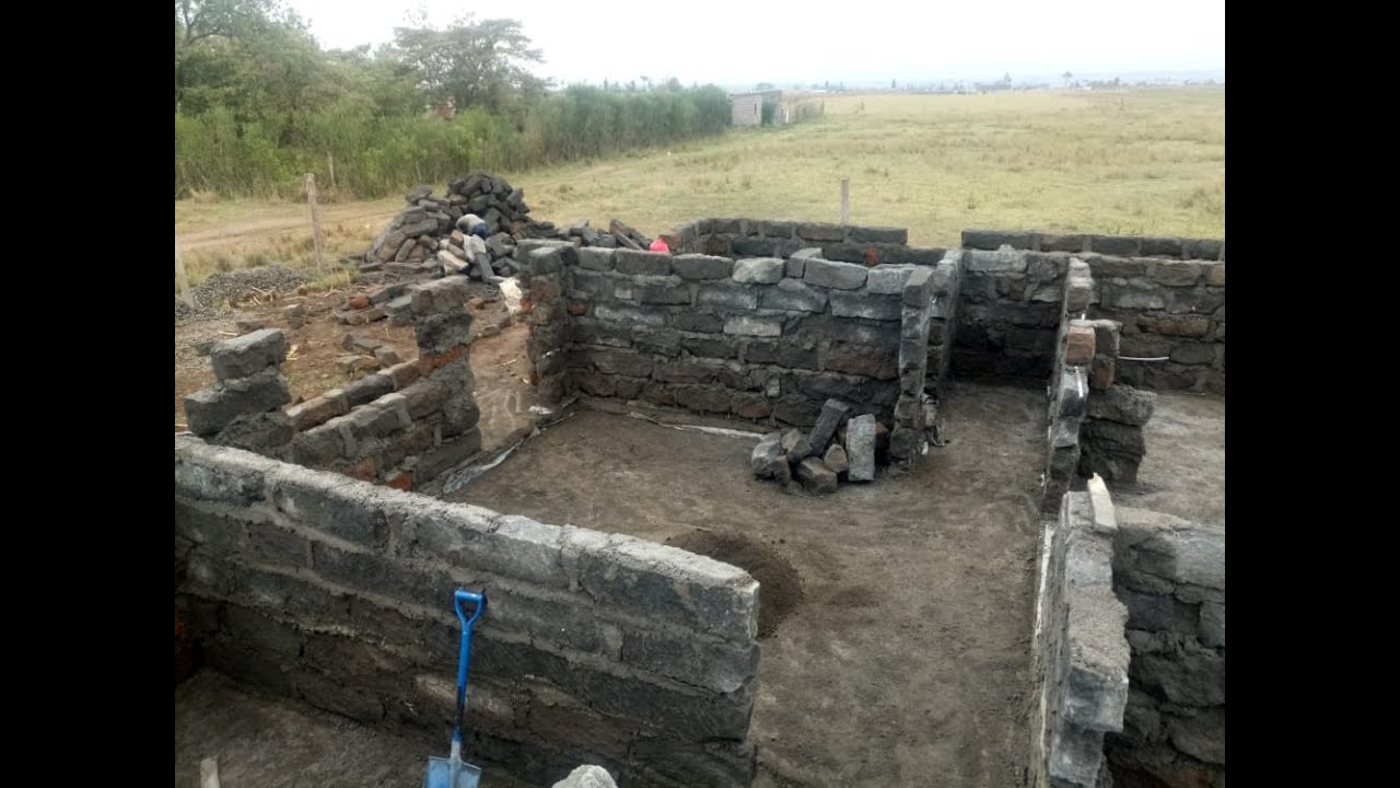Week 2.     3 bedroom House Construction in Nakuru Kenya