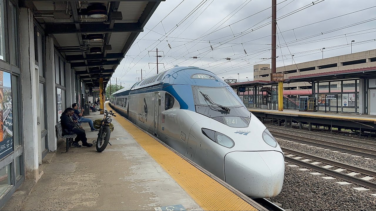 Amtrak Northeast Corridor Trains @ Metropark (5/19/25)
