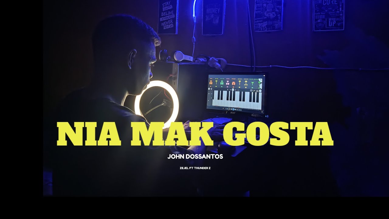 KIZOMBA NIA MAK GOSTA - ZEJEL FT THUNDER Z - COVER JOHN DOSANTOS VERSION (Music/Video)