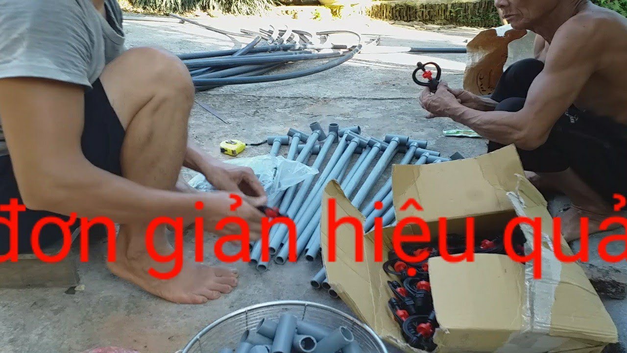 cách lắm hệ thống tưới nước tự động rẻ hiệu quả TV Dũng Cây