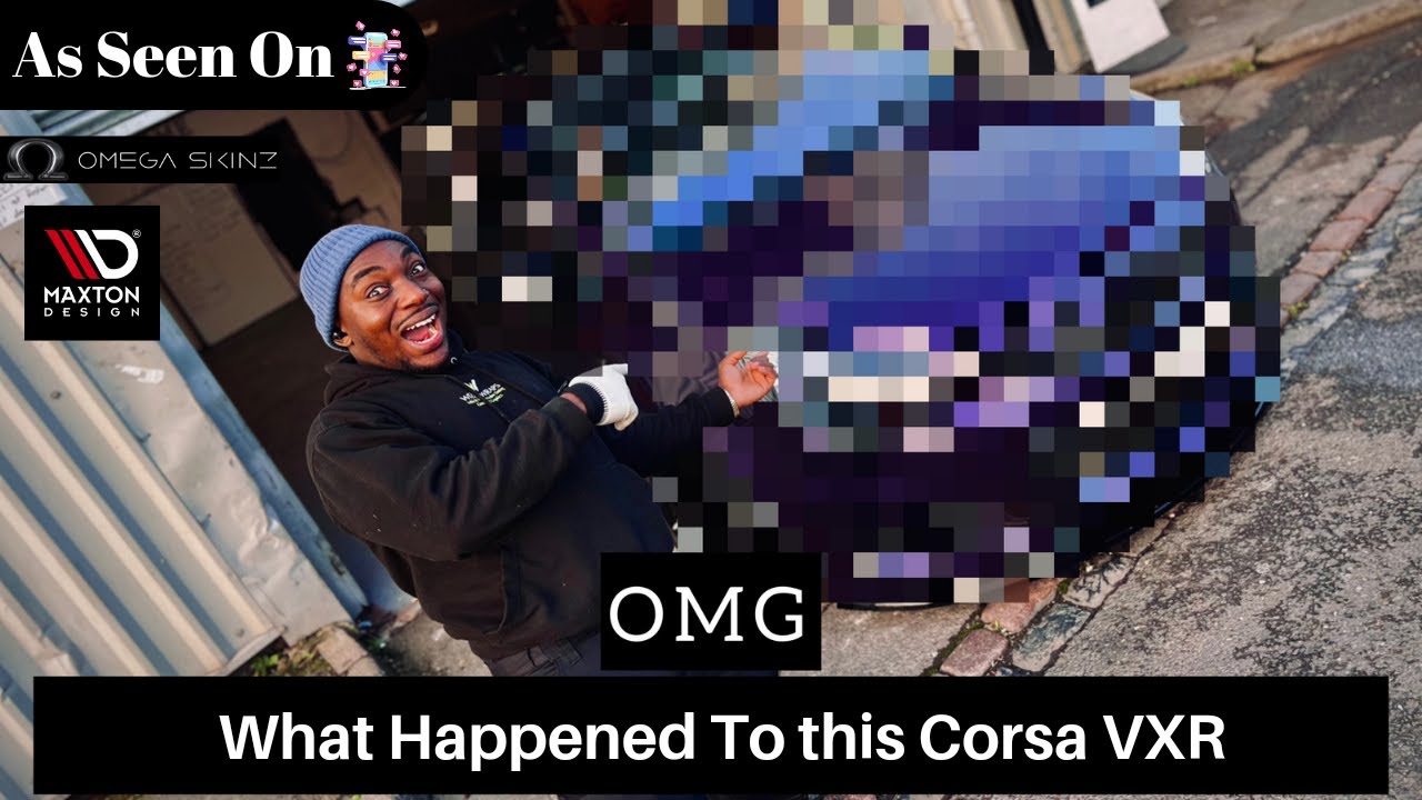 Vauxhall Corsa VXR wrapped in Omega Skins wrapgasm purple vinyl wrap for North Staffs Customs