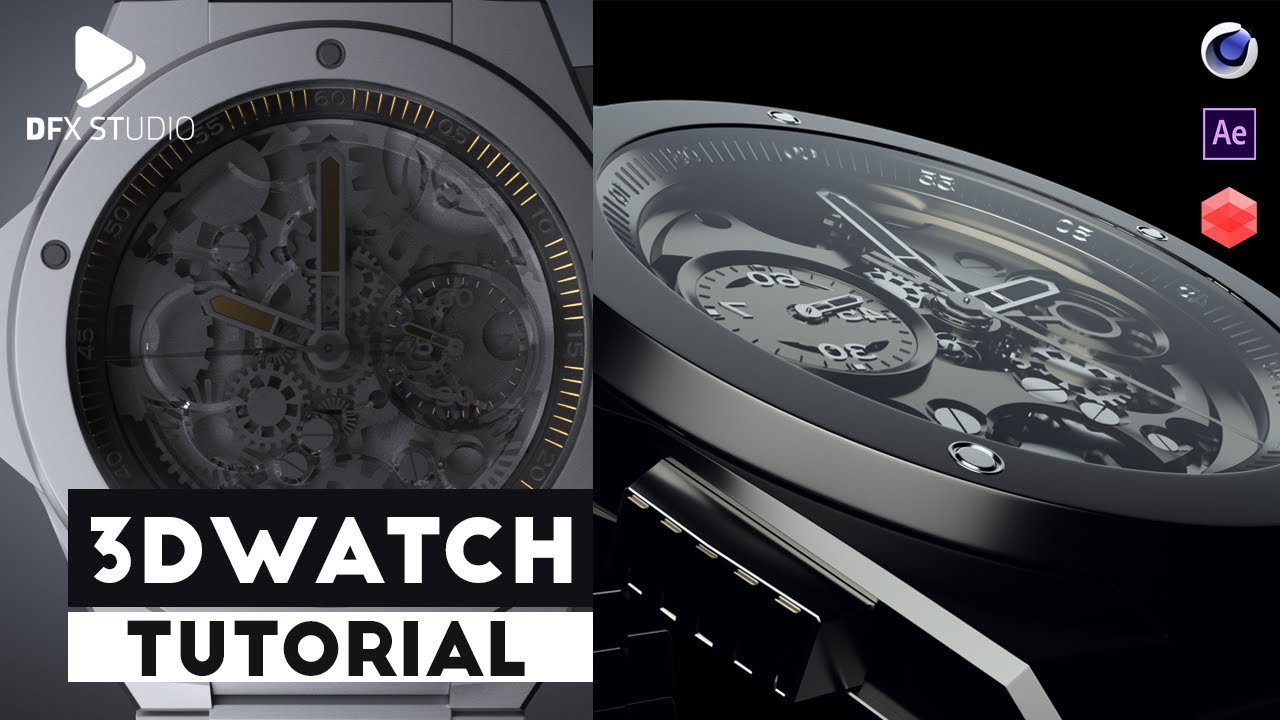 3D Watch | Cinema 4D,After Effect TUTORIAL