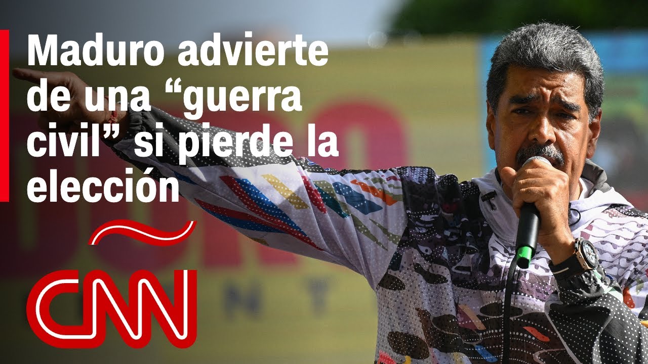 “Baño de sangre” y “guerra civil”, las advertencias de Maduro si pierde la elección