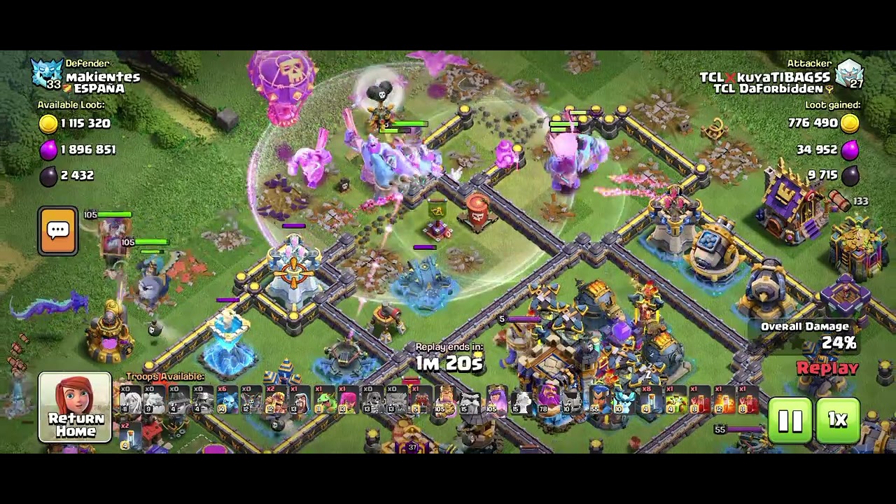 TOWNHALL-18💪😉THOWER SPAM😱meta troops😱#ClashOfClans