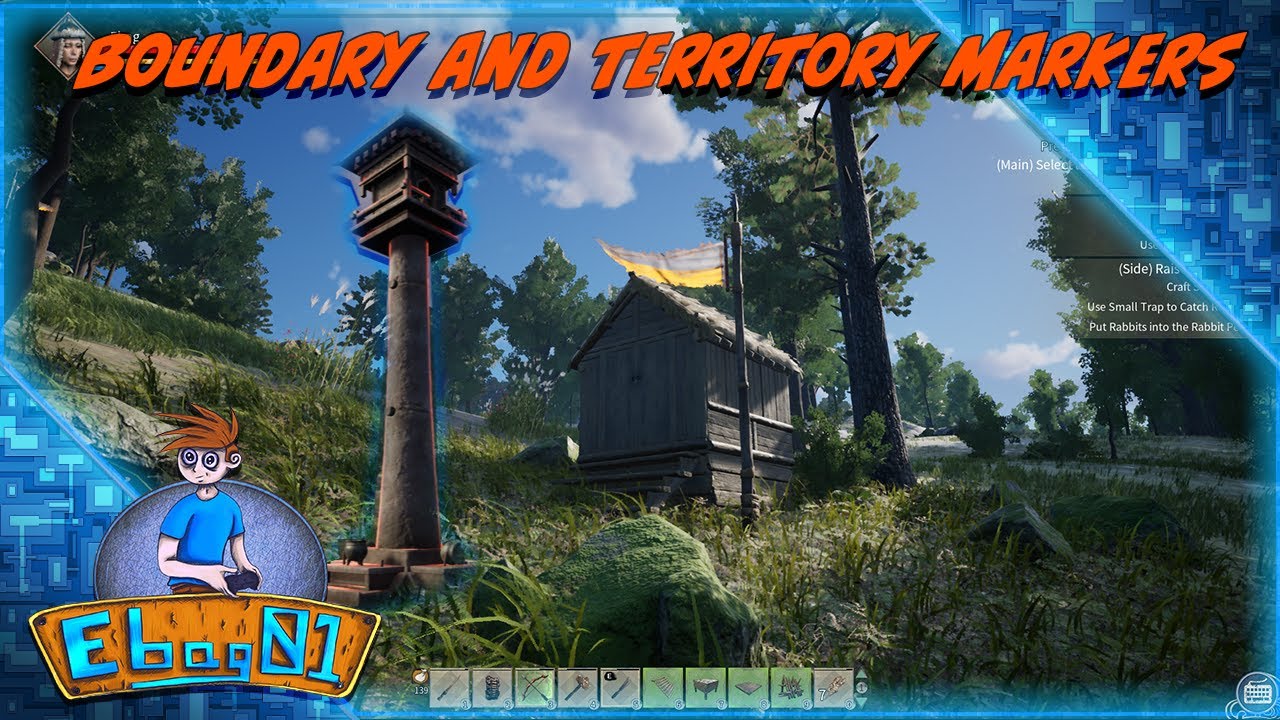 Myth Of Empires Gameplay - Tips And Tricks  - Territory Banner and Boundary Marker
