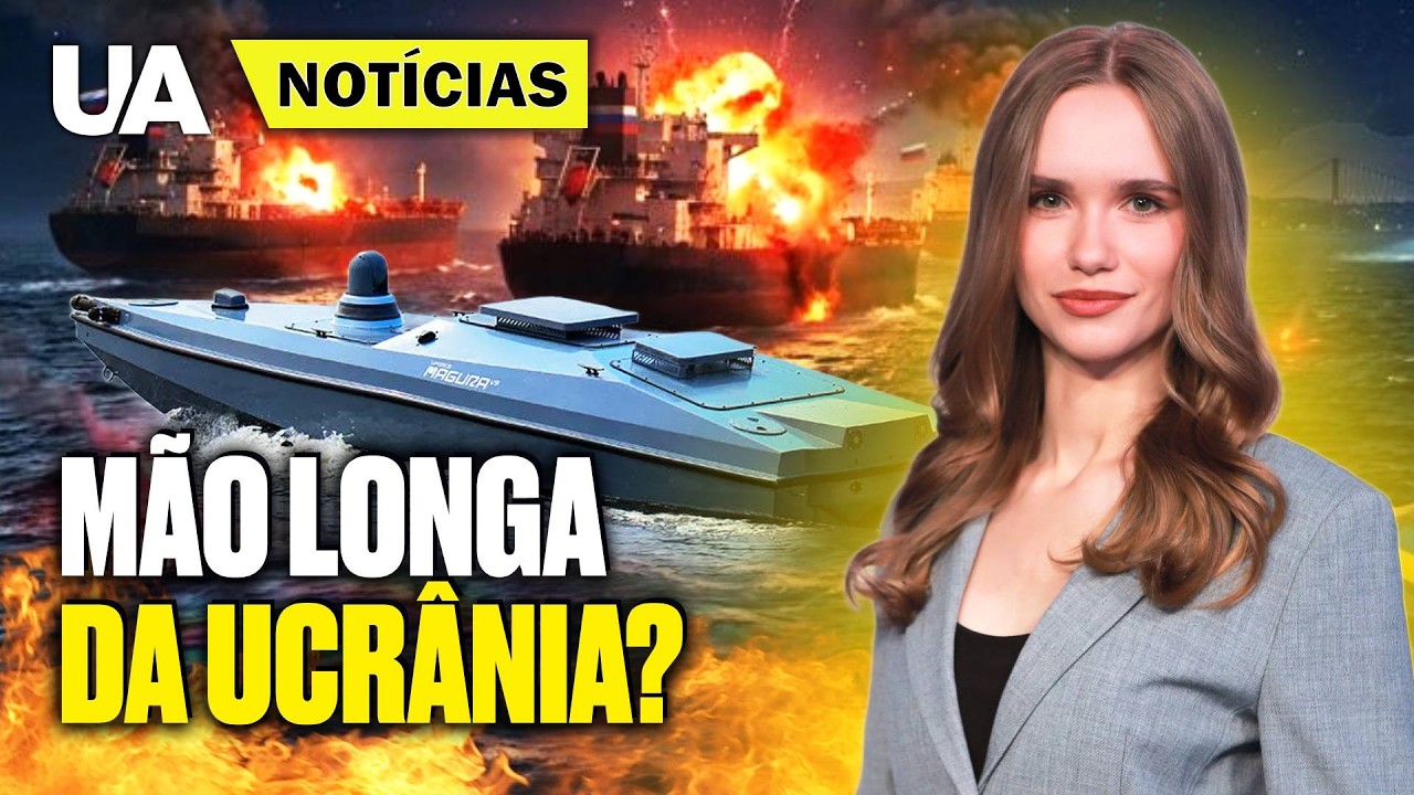 DRONE MARÍTIMO ataca petroleiro russo no MEDITERRÂNEO! FIM da “frota fantasma”!