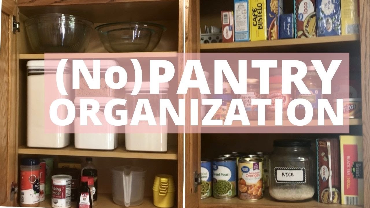 (No) Pantry Organization in My Split- Foyer Kitchen: Get Some Kitchen Organization Ideas!