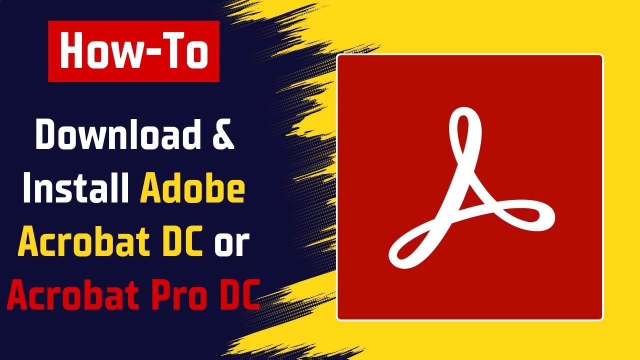 Как загрузить и установить Adobe Acrobat DC или Acrobat Pro DC в Windows