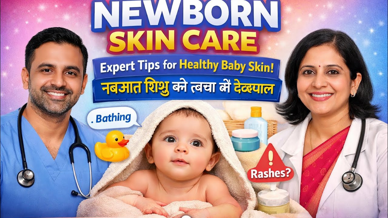 Newborn Skin Care Myths & Facts Every Parent Should Know!नवजात शिशु की त्वचा से जुड़े मिथक और सच्चाई