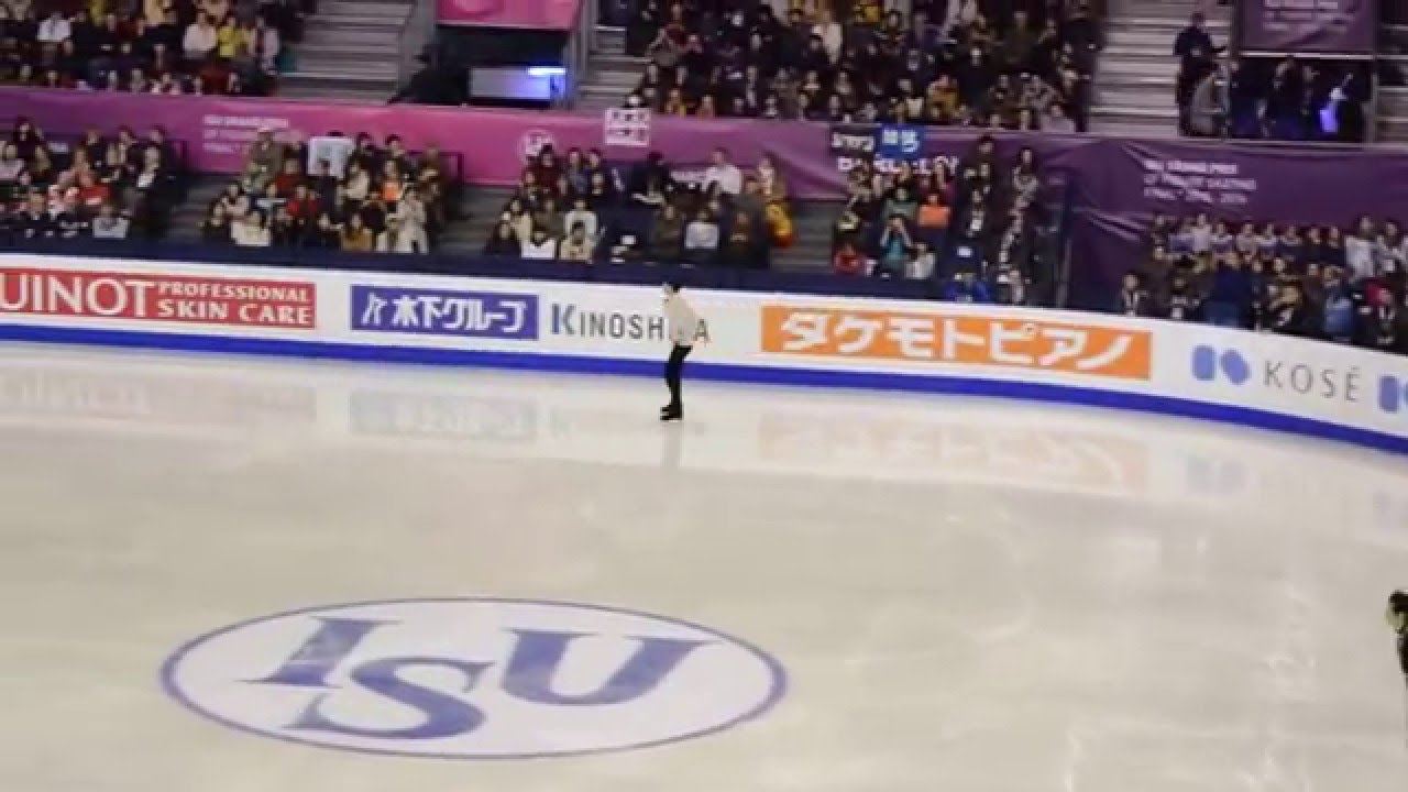 GPF 2015 YUZURU HANYU LP warm up