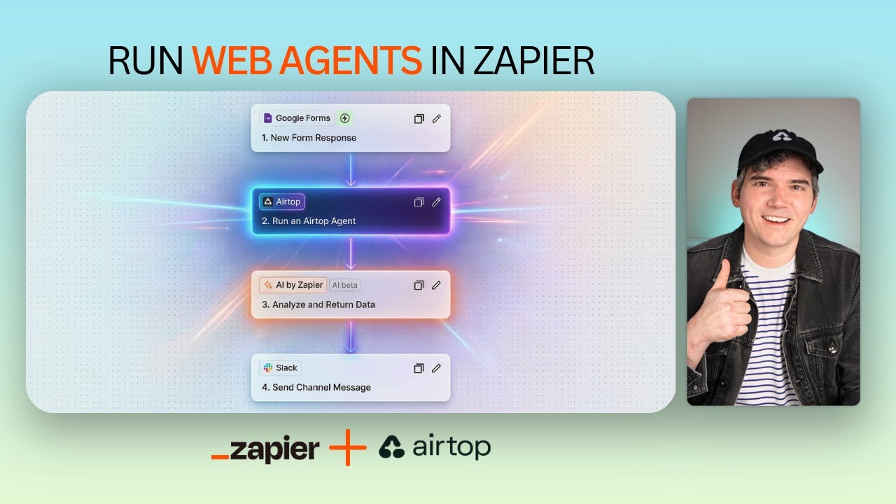 How to Use Airtop Web Agents in Zapier: Unlock Agentic Web Browsing