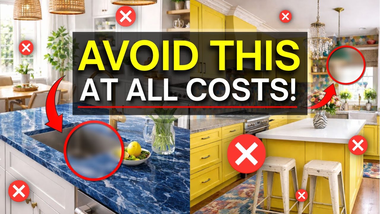 12 Horrible Kitchen Design Mistakes You'll REGRET