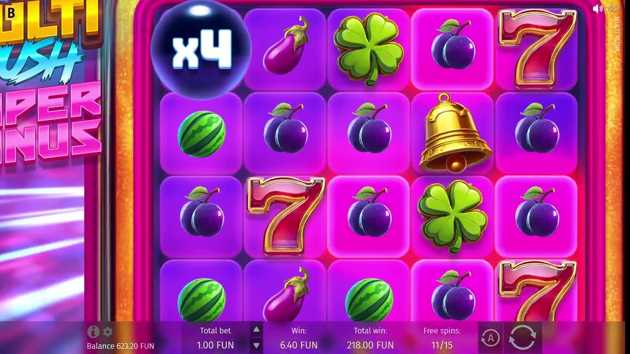 Multi Rush ⚡ 1024x Super Bonus Showcase | BGaming Slot Preview 2026