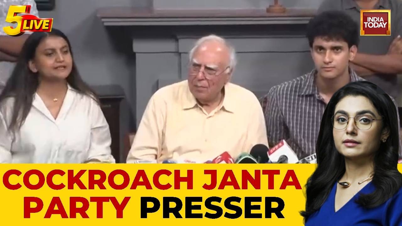 Cockroach Janata Party PC: Kapil Sibal Joins Hands With CJP, Pledges ₹1 Cr Legal Fund | CJP PC