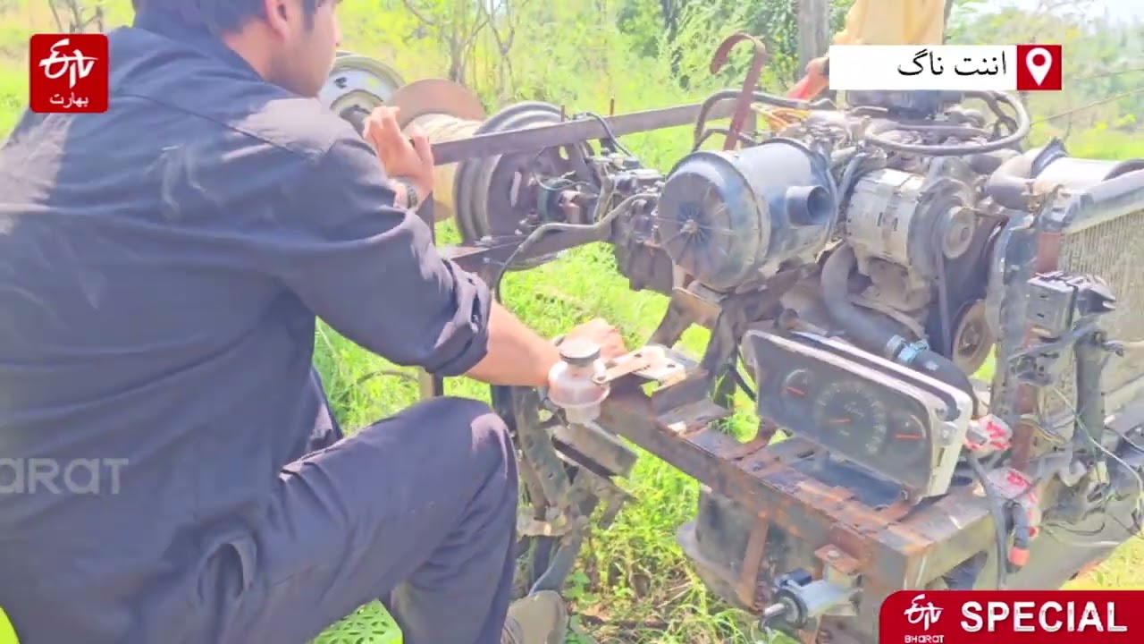 اننت ناگ کے اویس خان کا مثالی کارنامہ، اسکریپ سے بنایااسمارٹ ایپل گونڈولا، باغبانوں کے لئے کفائیتی.