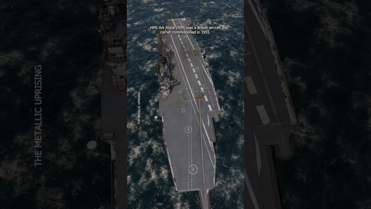 HMS Ark Royal (R09) #aircraftcarrier #battleship #military #navy #navalhistory #ww2 #foryou #shorts