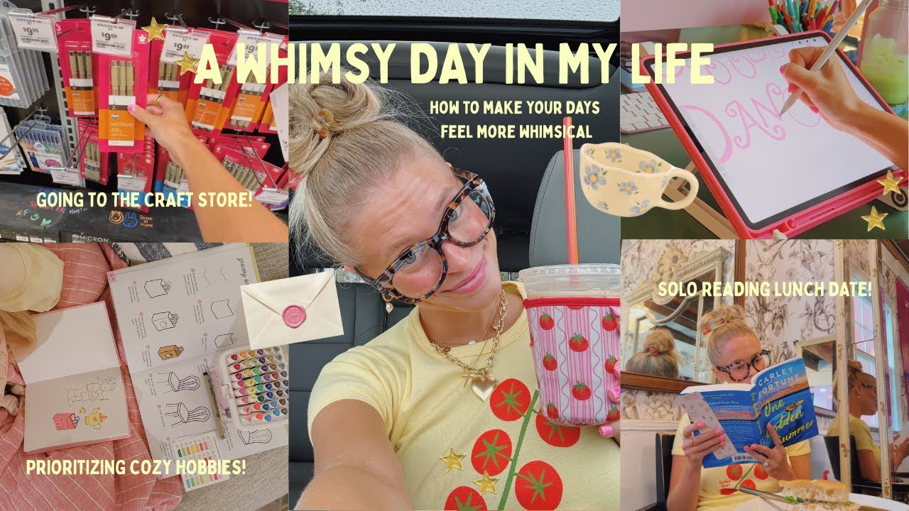 A WHIMSY DAY IN MY LIFE VLOG! how to make life more whimsical and fun!