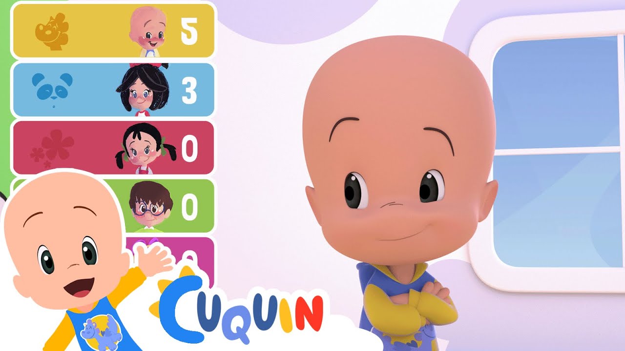 CINCO MONITOS | Cleo y Cuquin | La Familia Telerin en Cocotoons - Canciones infantiles