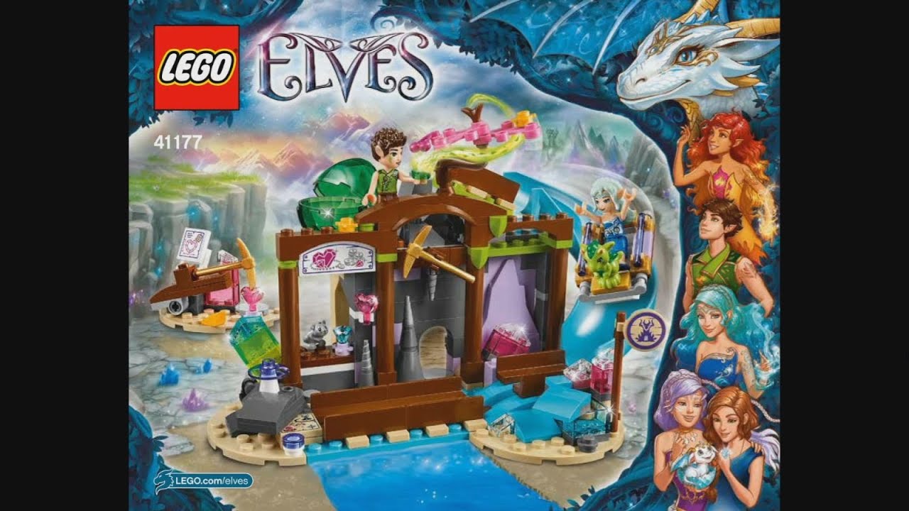 LEGO Elves 41177 The Precious Crystal Mine - instruction timelapse