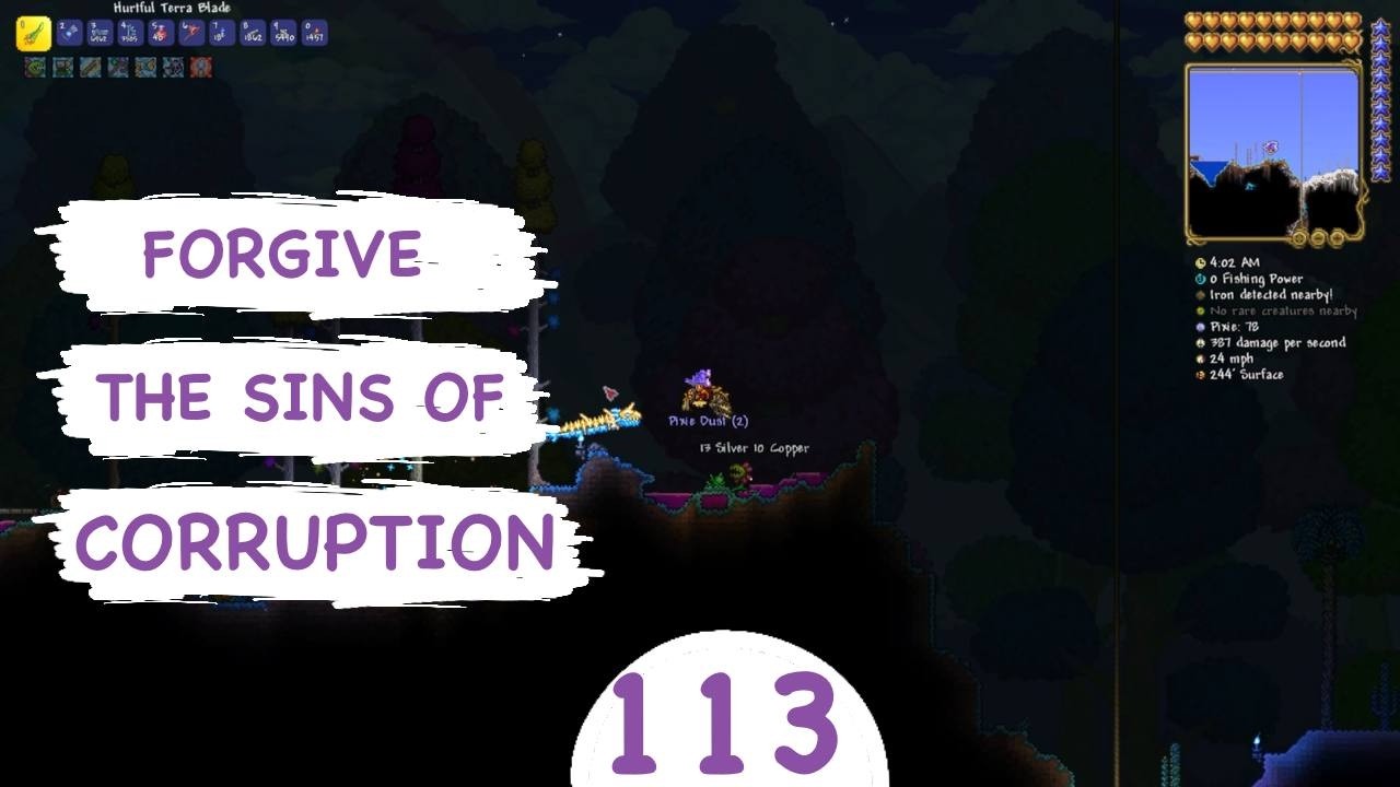 Terraria Master Mode #113 - Forgive the Sins of Corruption