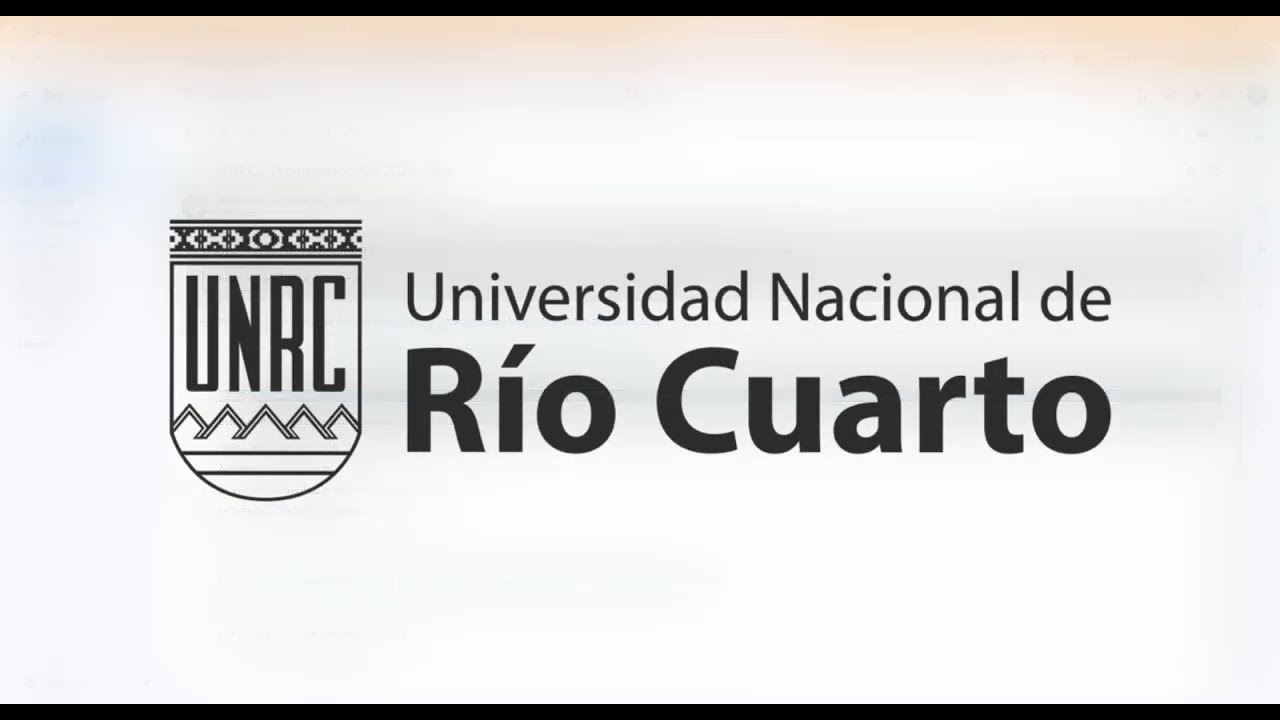 TUTORIAL PREINSCRIPCI&Oacute;N ONLINE UNRC