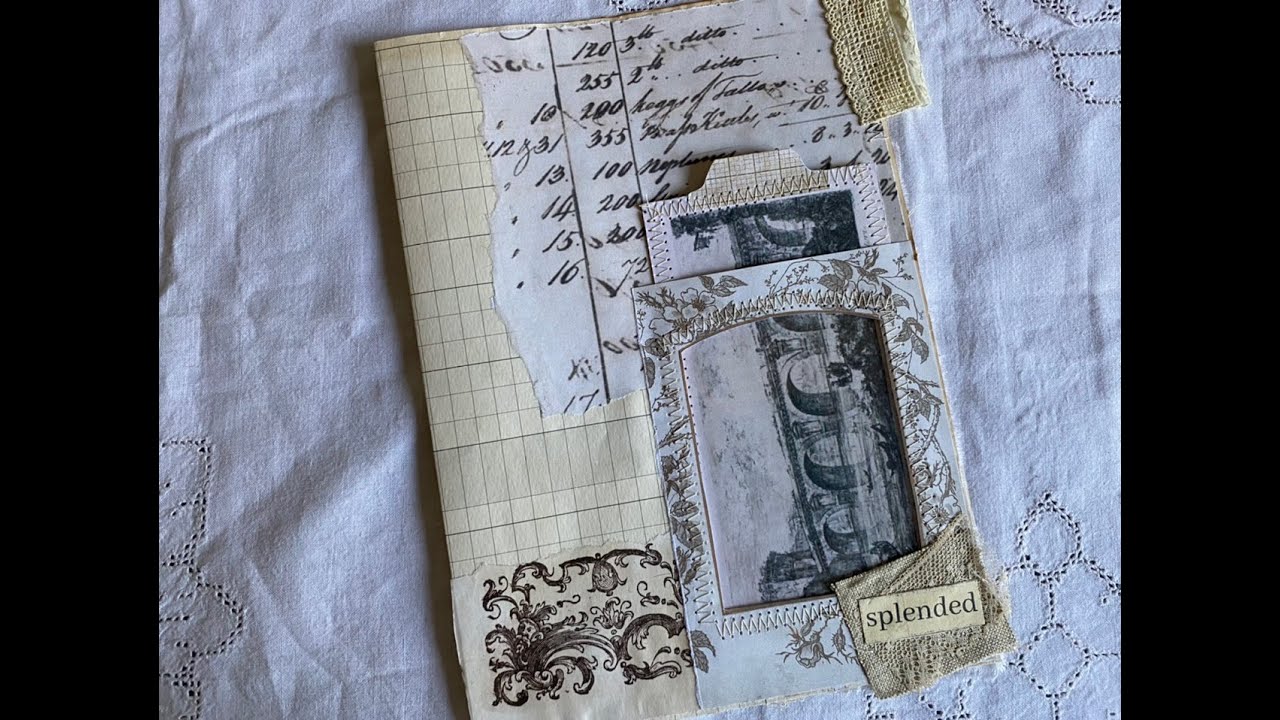 #The100DayProject | Day 41: journal page spread | Inspired by : beige, neutral coloured journal page