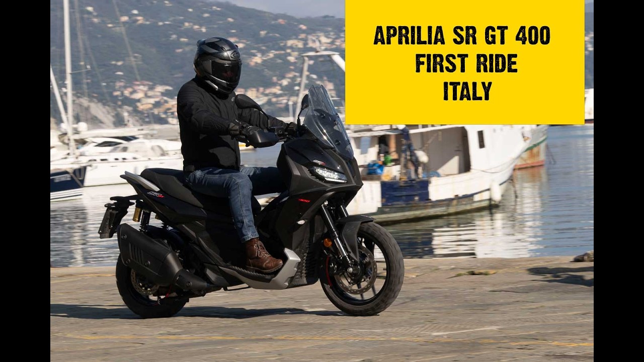 SLUK | Aprilia SR GT 400 - ПЕРВЫЙ ТЕСТ-ДРАЙВ - Италия
