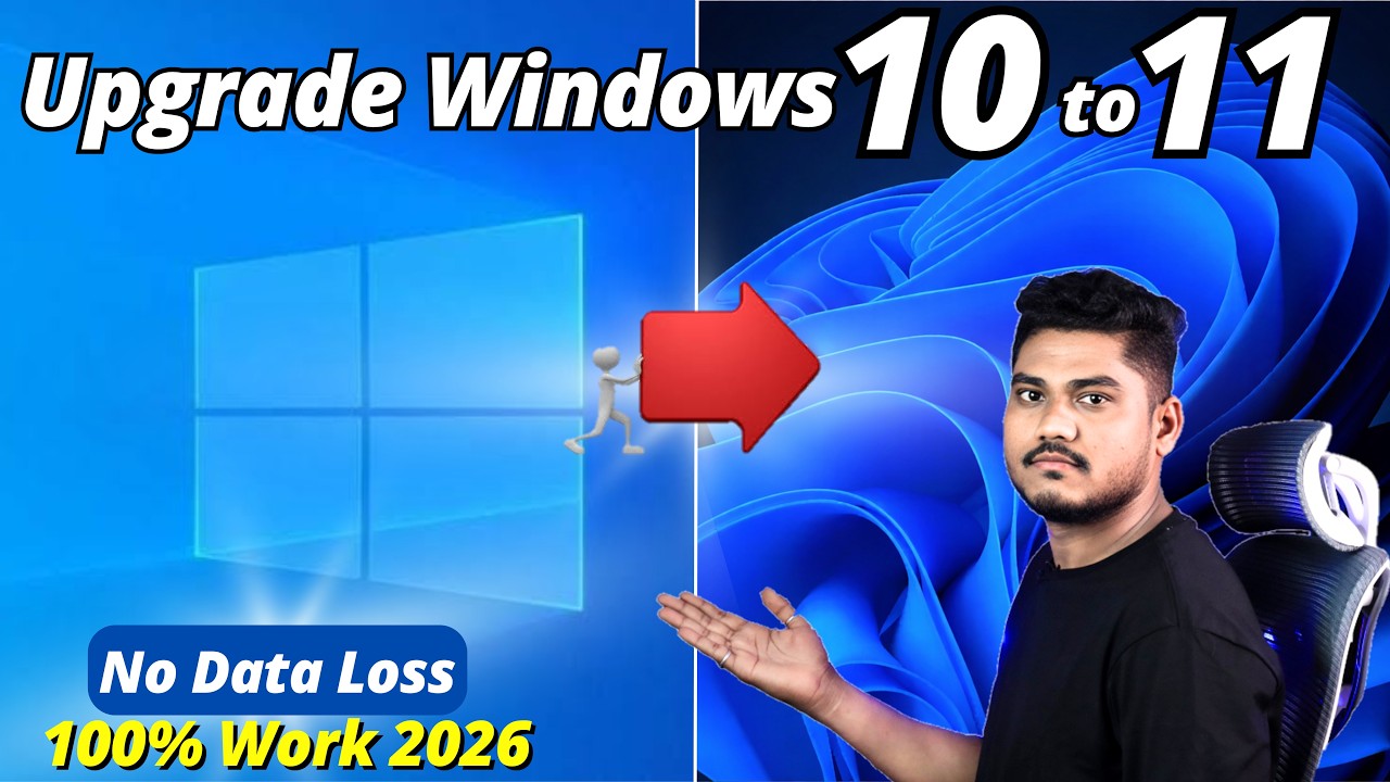 How to Upgrade Windows 10 to Windows 11 for FREE 2026 | Install Windows 11 Step-By-Step Guide