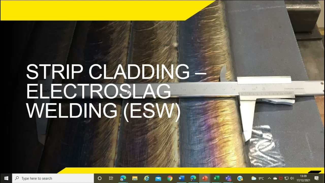 ESAB Specialty Alloys Webinar: Strip overlay cladding – SAW and ESW, what’s the difference?