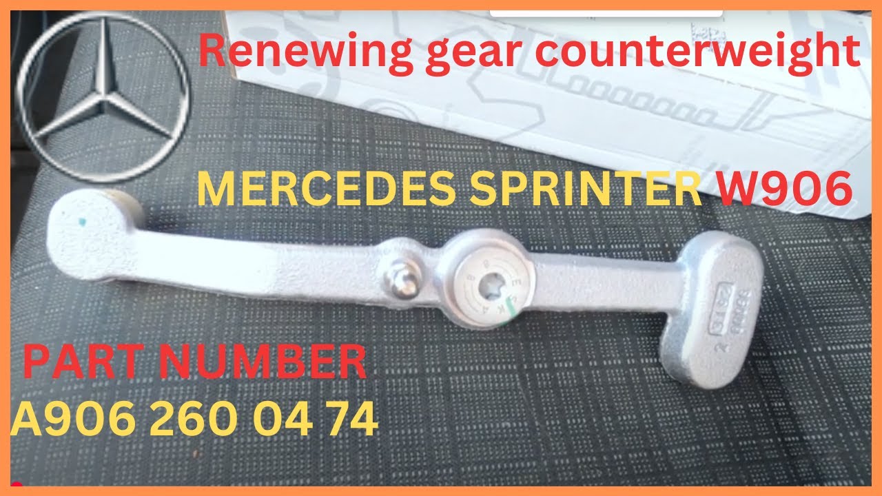How To: Mercedes Sprinter Manual Gear Selection series REPLACING THE WEIGHTED GEAR LINKAGE ROD