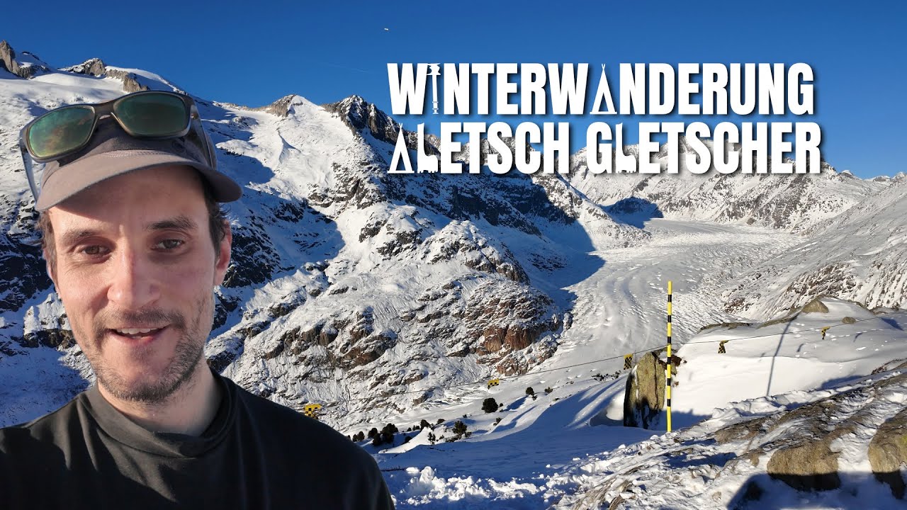 Grösster Gletscher der Alpen - Winterwanderung Aletsch Arena