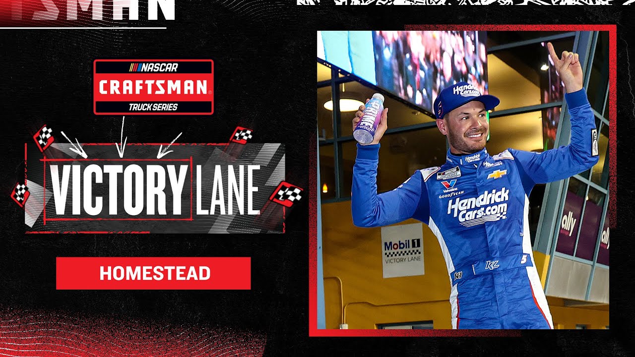 Larson walks through his late charge to win Truck race | NASCAR