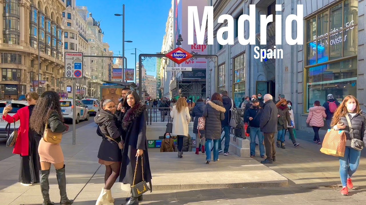 Madrid, Spain 🇪🇸 - The Sunniest Capital In Europe 2022 - 4KHDR Walking Tour (▶10 Hours)