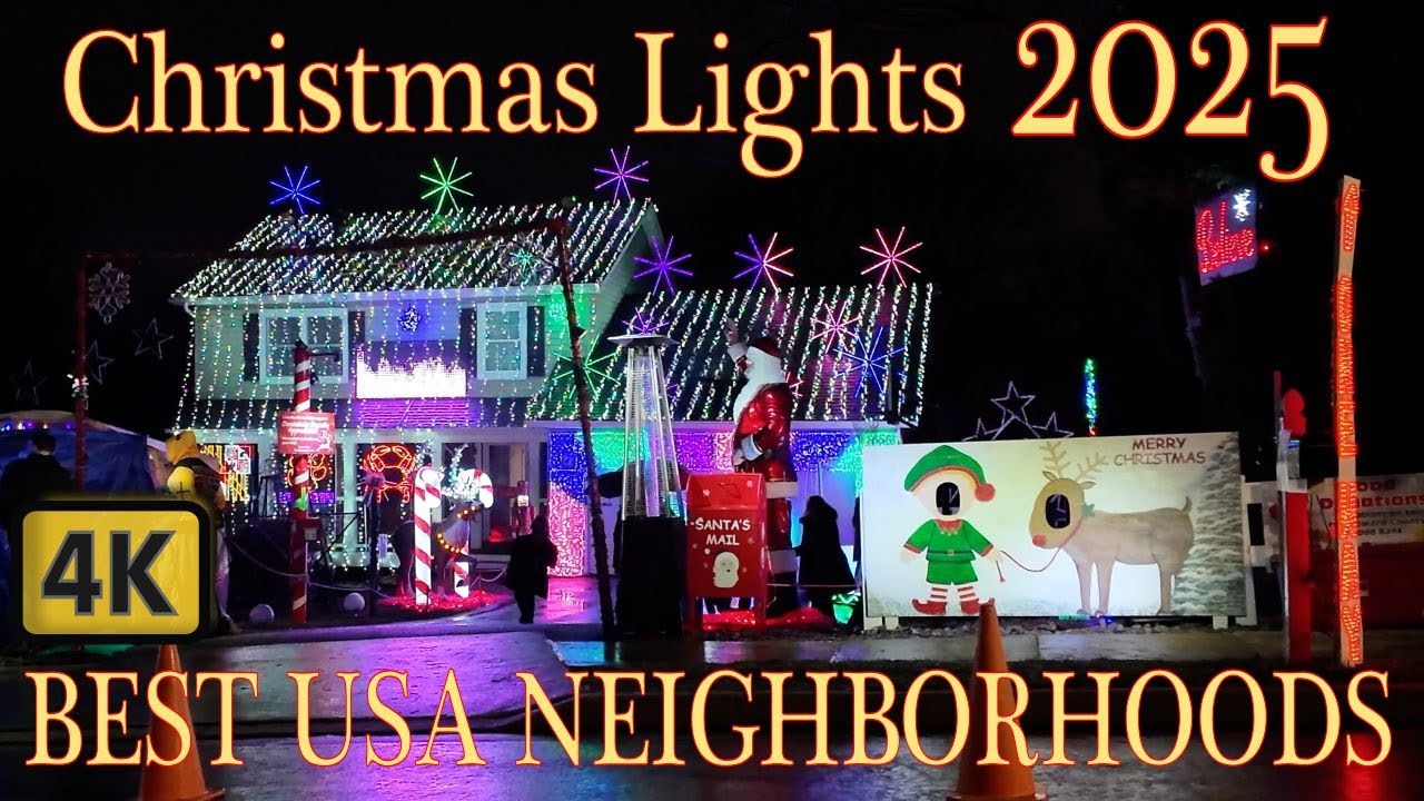 🇺🇸 DO NOT MISS THESE! Best Christmas Lights USA Neighborhoods 2025🎄⛄