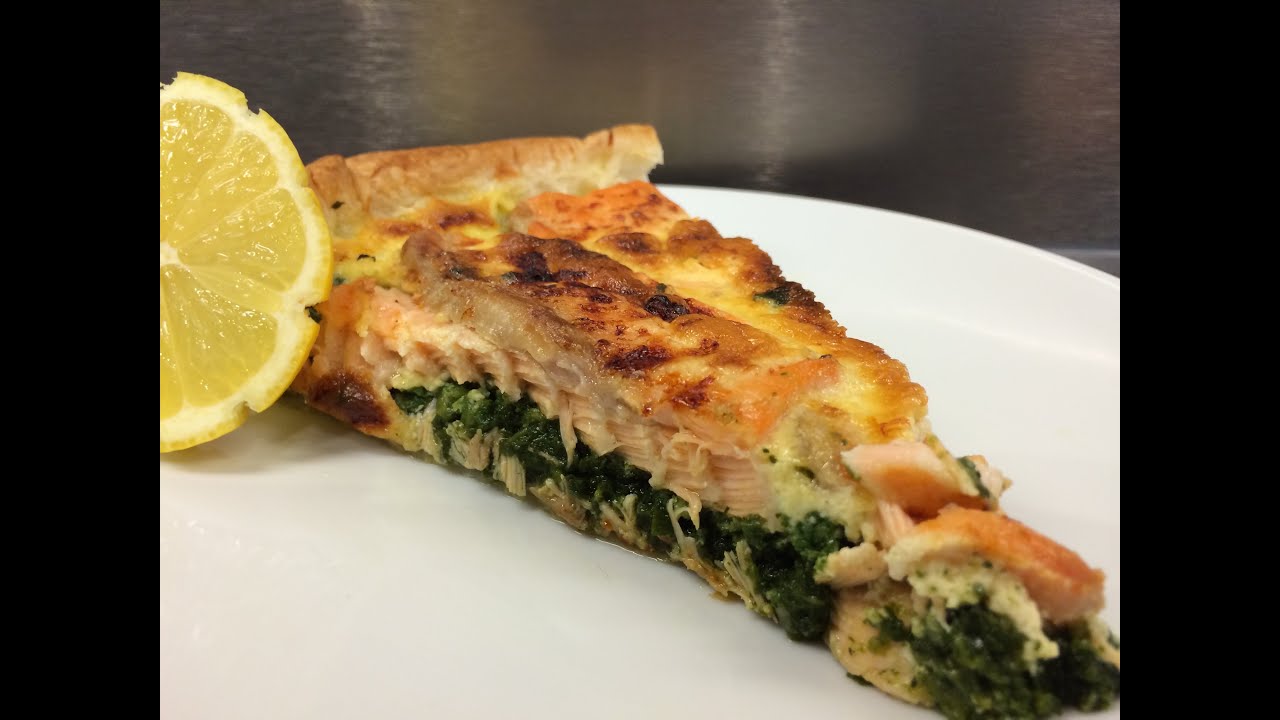 Tarte saumon épinard (Cuisine par Cedric et Seb)
