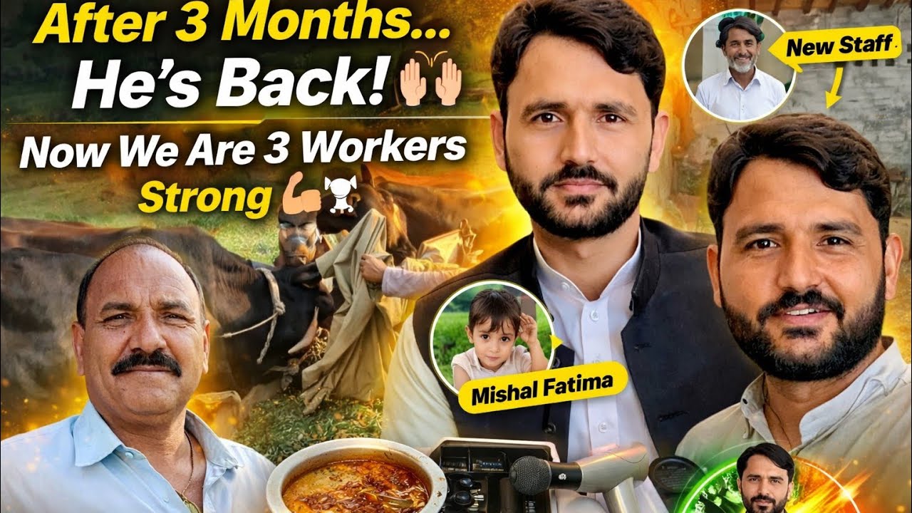 He Returned After 3 Months! 🙌 Now We Are 3 Workers Strong | Full Cattle Farm Vlog 🐄🔥