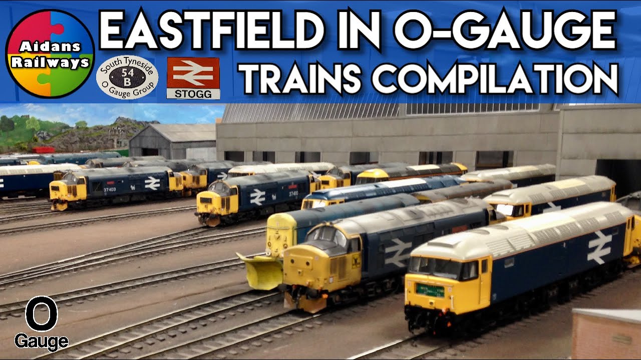 Eastfield massive O-Gauge model railway | Anything goes trains running compilation