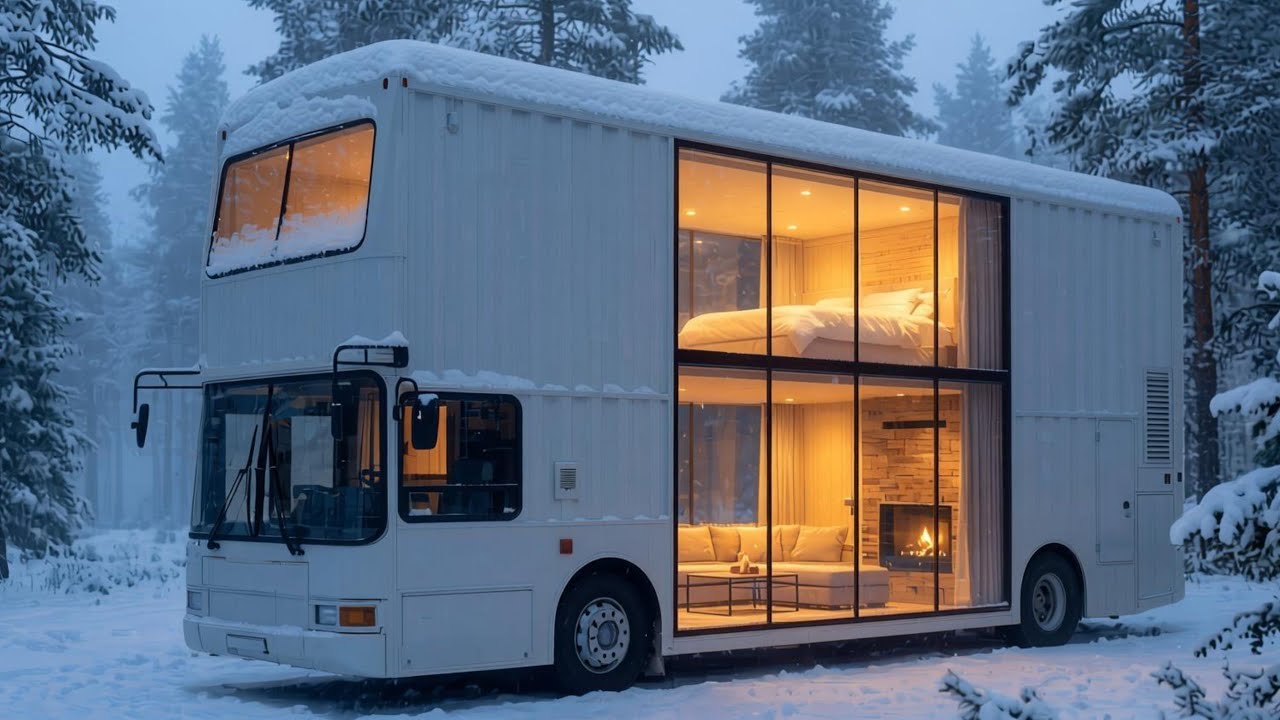 This Old Bus Is Now Worth $250,000… Wait Until You See Inside!  Usa (ASMR)