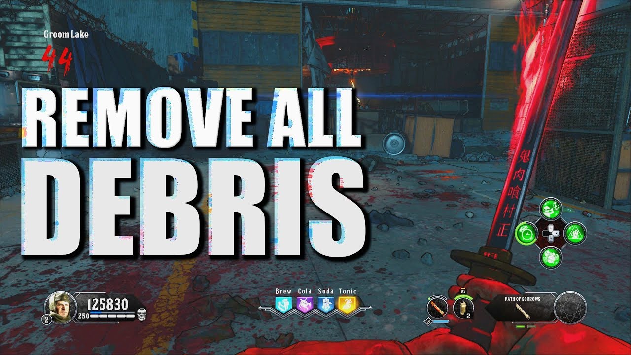 Remove All 8 Debris On Classified Zombies Map / Bo4 Five Remake