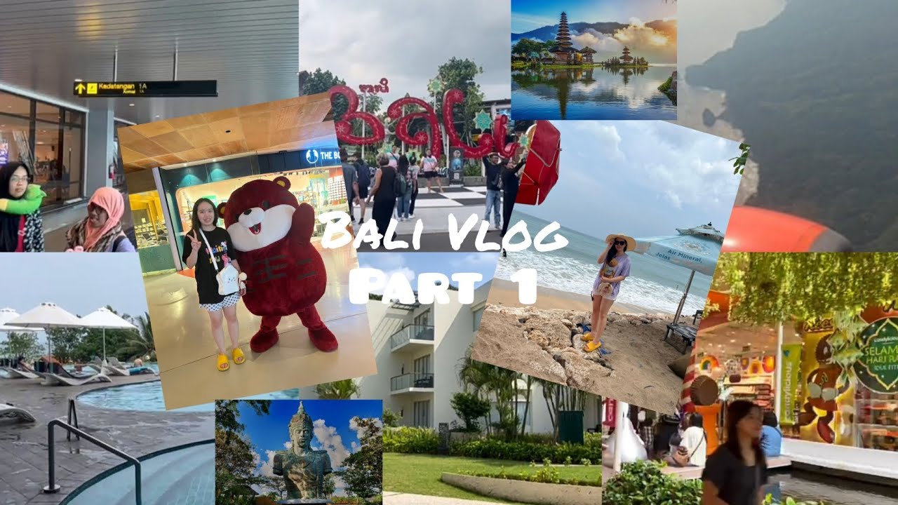 🏝️🏖️BALI VLOG🌊🫶 PART 1 | Sheraton Bali Kuta Resort, Babi guling Karya Rebo, Beach, etc🏝️🏖️🌊🫶
