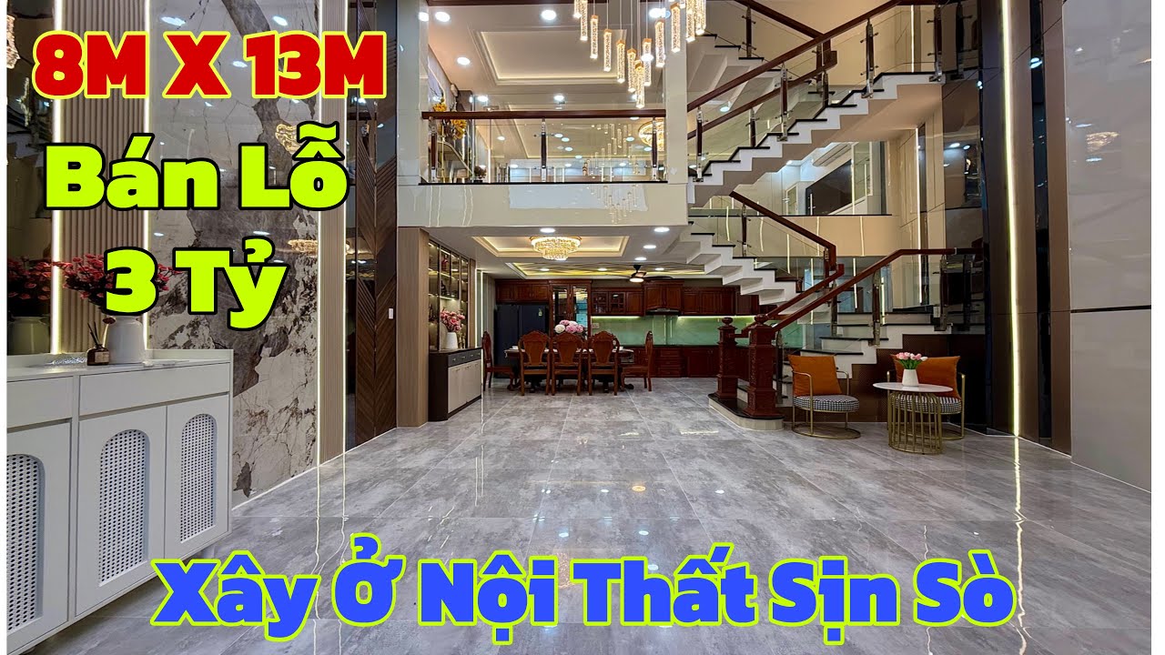 Biệt thự mini phố Xây Ở DT To 8x13M chủ ngộp bán lỗ 3 tỷ tại Lê Đức Thọ P14 Gò Vấp