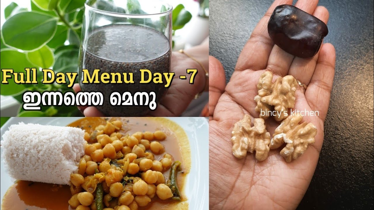 ഒരു ദിവസത്തെ Balanced Meal Plan Malayalam | Kerala Style Balanced Diet  | Weightloss Full Day Menu