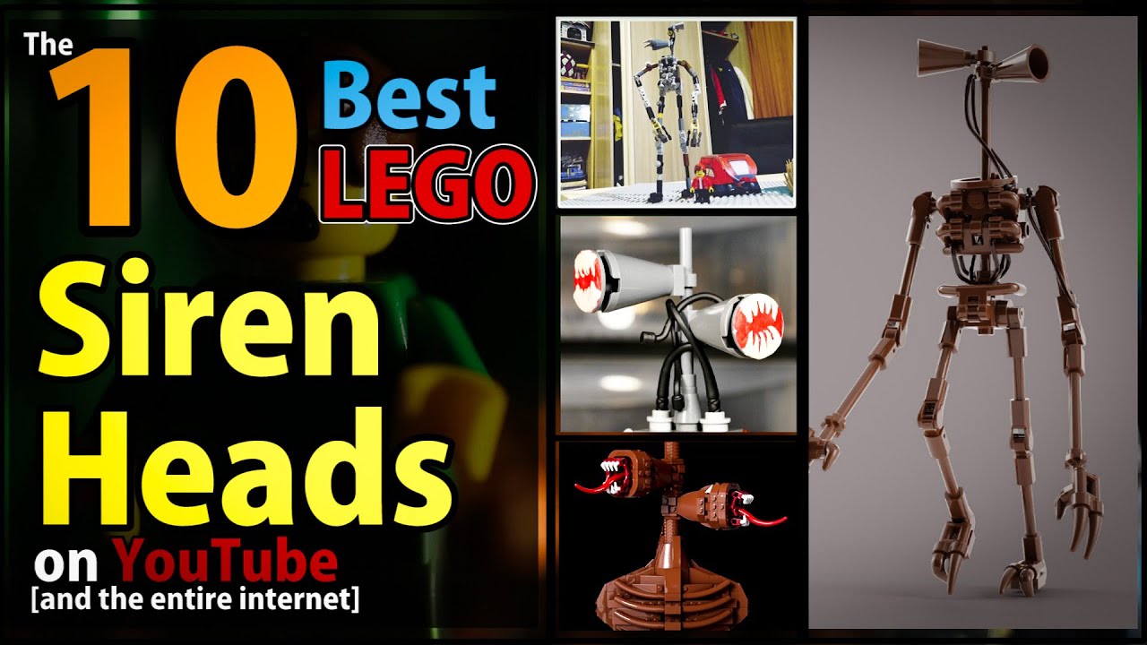 10 лучших моделей Lego Siren Head на YouTube