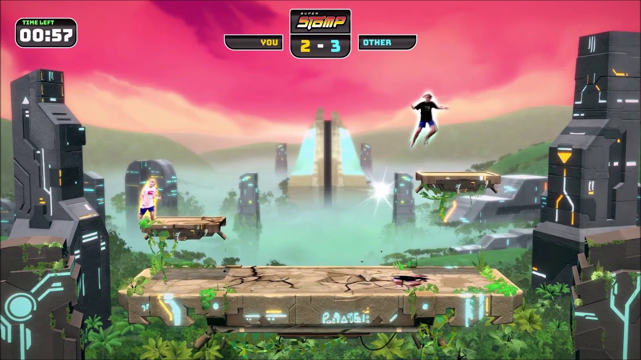 ValoJump with Super Stomp Interactive Trampoline Game (Full Match) - Supplied by Axtion Tech
